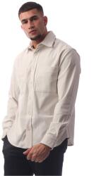 HUGO BOSS Риза с дълъг ръкав Boss Men's Owen Long Sleeve Tailored Fit Shirt - Open White