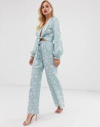 Unique21 Egyenes Szárú Virágos Nadrág (34) (349668)