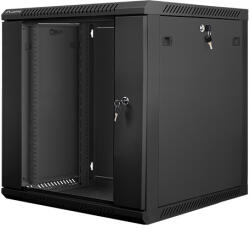 Lanberg WF01-6612-10B állvány 12U Falra szerelhető állvány Fekete (WF01-6612-10B)