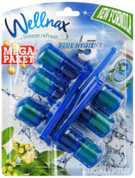 Wellnax Breeze Refresh Blue Hygiene WC frissítő 3X50g - Eukaliptusz