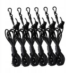 TigerWood Elszívó TigerWood Silk 2m/6 db fekete (Odciąg do tarpa Black Silk - 6 szt.)