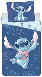Lilo és Stitch Disney Lilo és Stitch, A csillagkutya Aloha Blue ágyneműhuzat 140×200cm, 70×90 cm