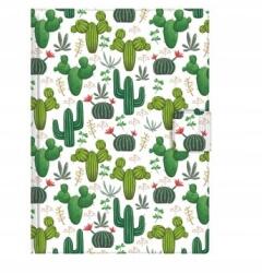Biurfol A5-ÖS Tépőzáras Jegyzetfüzet Cserélhető Betéttel Kaktusz Borító (NNO-07-19)