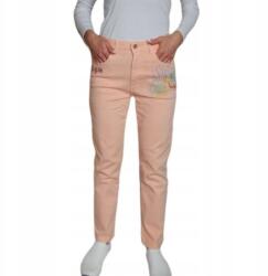 Desigual Egyszerű Sárgabarack Hímzett Nadrág, Size 28, pamut (19SWPWX5_3149)