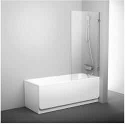 RAVAK BVS1-80 kádparaván króm+transparent (nem nyitható) (7U840A00Z1)