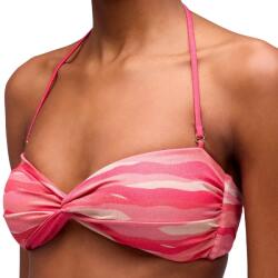 SUNDEK Quartz abstract wave motif band bikini top - Pink (Pitaya)