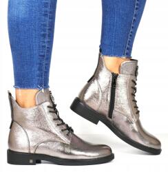 Potocki iCIPŐ Méhecskés Lapos Talpú Melegítő Őszi Téli Bakancs Pewter (12179 PEWTER PU)