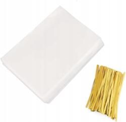  200X Celofán Fóliazsákok Cukorka Édességekhez 18, 5 X 12, 5 CM