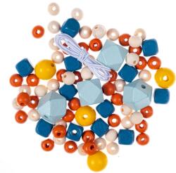 Dalprint Pasztell Fa Gyöngyök 80db GRKO-114 Craft (43507)