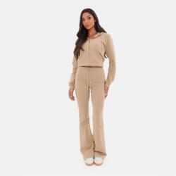 I Saw It First Seam Detail Flared Jogger - Taupe