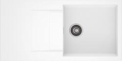 AXIS KITCHEN CASCADA 100 gránit mosogató, szifonnal, fehér, beépíthető (AX-1805)