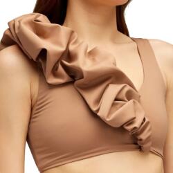 SUNDEK Bralette with ruffles bikini top - Brown (Earth)