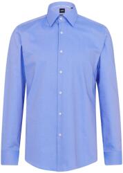 HUGO BOSS Риза с дълъг ръкав Boss Men's Hank Kent Cotton Long Sleeve Slim Fit Shirt - Blue