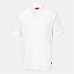HUGO BOSS Риза с къс ръкав Hugo Men's Short Sleeve Shirt - Open White 199
