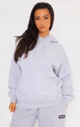 Prettylittlething Szürke Klasszikus Sima Kapucnis Melegítőfelső Prettylittlething L