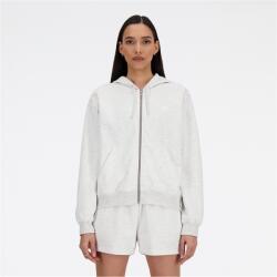 New Balance Дамски суичър New Balance Womens French Terry Full-Zip Hoodie - Grey Marl