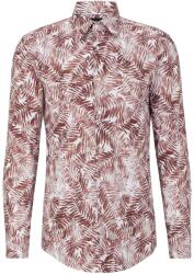 HUGO BOSS Риза Boss Men's H Hank Kent Long Sleeve Plain Shirt - Dark Red