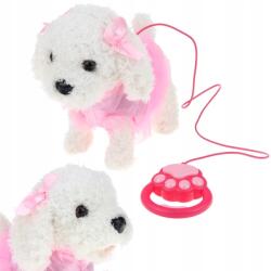 Nobo Kids Interaktív Kutyus Pórázon Sétál Plüss Puli Ugat Csóválja a Farkát (CH-249012)