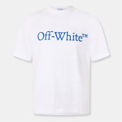 Off White Тениска Off White Men's - Stripe Skate Horizontal Stripe T-Shirt - White-True Blue