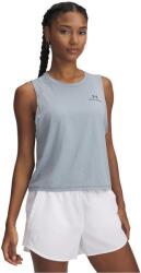 Under Armour Women's Vanish Energy Cropped Performance Gym Vest - Gray