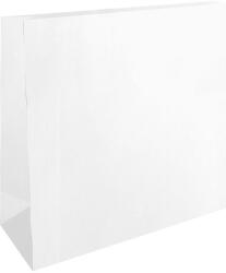  Tasak redős-talpas tasak 8x10x5cm, kraft fehér (37587) - officefirst