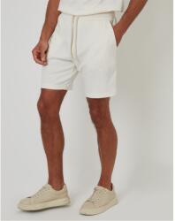 Threadbare Поларени къси панталони Threadbare Men's Ardsley Fleece Jogger Shorts - White
