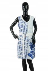 Desigual Krémszínű Ruha, vegyes minták, Size 40 (19SWVWXN_1000)