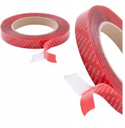 Bitmat rögzítő kétoldalas Vhc szalag rugalmas tömítő kötés (Taśma CZERWONA 15MM AKRYL VHC DWUSTRONNA)