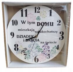 Ajándék Óra Nagymama És Nagypapa Napja Ebben A Házban Élnek A Legkedvesebb (MM_ZEG 10)