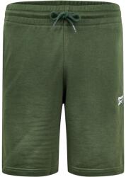 Reebok Поларени къси панталони Reebok Men's Fleece Jogger Shorts - Green