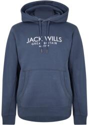 Jack Wills Мъжки суичър Jack Wills Batsford Logo Hoodie Mens - Faded Indigo