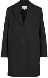 VILA Палто Vila Claudia Button coat - Black (Black Beauty)