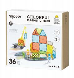 Mideer színes mágneses építőkészlet építő 36db (6936352542896)