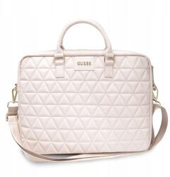 GUESS Quilted eredeti táska szíjjal notebook laptop tok 15 hüvelykig (GUCB15QLPK)