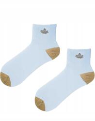  Női Zokni Lureks SB-028 fehér/arany lurex 39-42