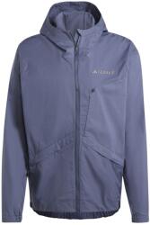 adidas Men's Terrex Xploric Windproof Cotton Long Sleeve Rain Anorak - Shadow Navy