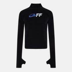 OFF WHITE Тениска OFF WHITE Men's Long Sleeve Relaxed Fit Long Sleeve T-Shirt - Black/White