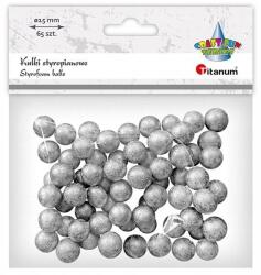 Titanium Hungarocell Golyók Ezüst 65DB 15MM Titanum (5903714551347)