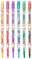  TOPModel tolóbetétes színes ceruza radirral 6db/szett, 12 szín, Ylvi (5) (412279)