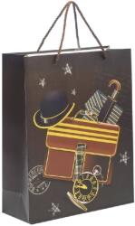  Gift&More ajándéktasak (L 26x32x10 cm), elegáns férfias, 4-féle (VD-B-014)