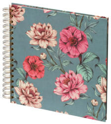  Rössler fotóalbum/scrapbook (23x23 cm, 30 lap, spirál) őszi virágok, Valentina (5) (13291593006)