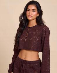 Prettylittlething Barna Csipkés Hosszú Ujjú Felső Klasszikus Prettylittlething 44