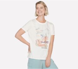 Skechers Тениска Skechers Women's Regular Fit Airbrush T-Shirt - White