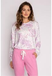 PJ Salvage wild lavender Top. - Off-White