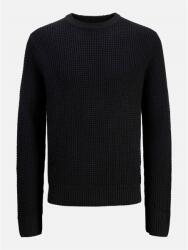 JACK & JONES Пуловер Jack and Jones Men's Knitted Crew Neck Jumper - Black