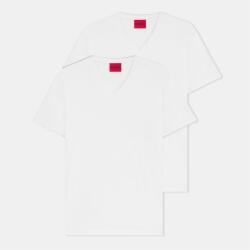 Hugo Тениска Hugo Short Sleeve V Neck T Shirt - White