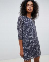 UNIQUE21 Sötétkék Ruha Print (36) (350100)