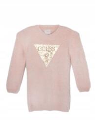 Guess Rózsaszín Ruha Logóval Hosszú Ujjú 92 Kyk