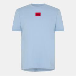 Hugo Тениска Hugo Mens HUGO Diragolino Contemporary T-Shirt with Logo Detail - Open Blue 483