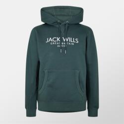 Jack Wills Мъжки суичър Jack Wills Batsford Logo Hoodie Mens - Dark Pine